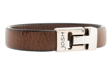 Lederarmband Nina schmal braun